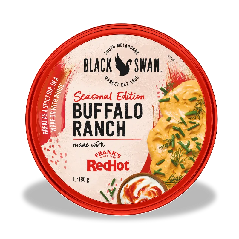 Black Swan Buffalo Ranch Dip Made with Frank's RedHot