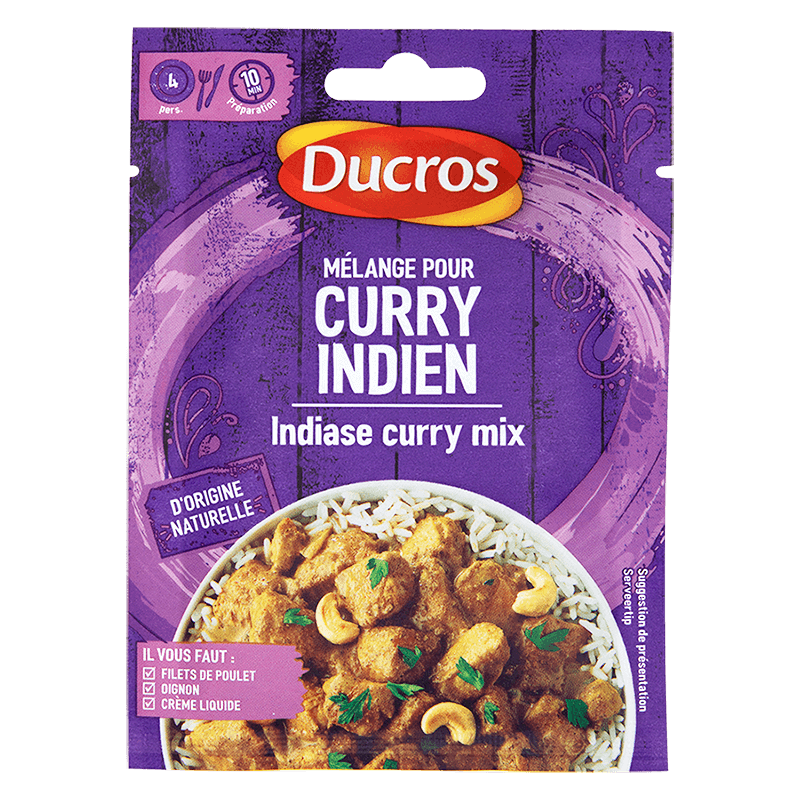 sachet curry indien