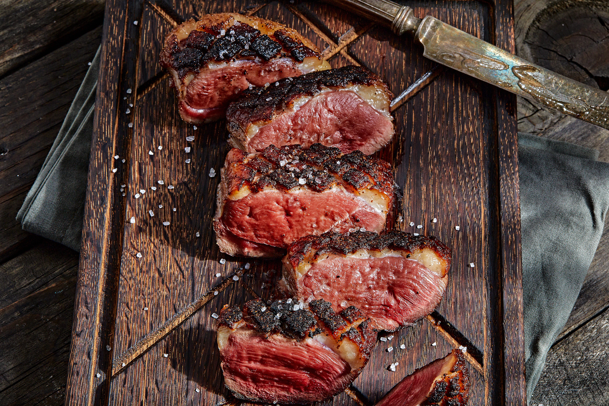 Dry-Aged Duck Breast with Honey Chipotle Glaze