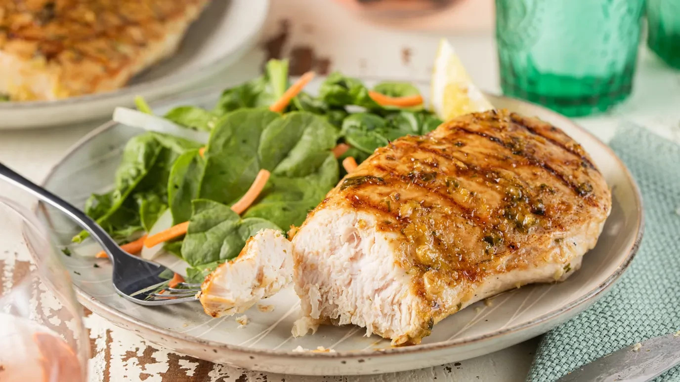 Grilled Lemon Basil Chicken