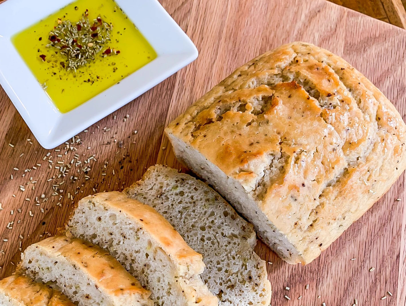 Rosemary No-Yeast Beer Bread
