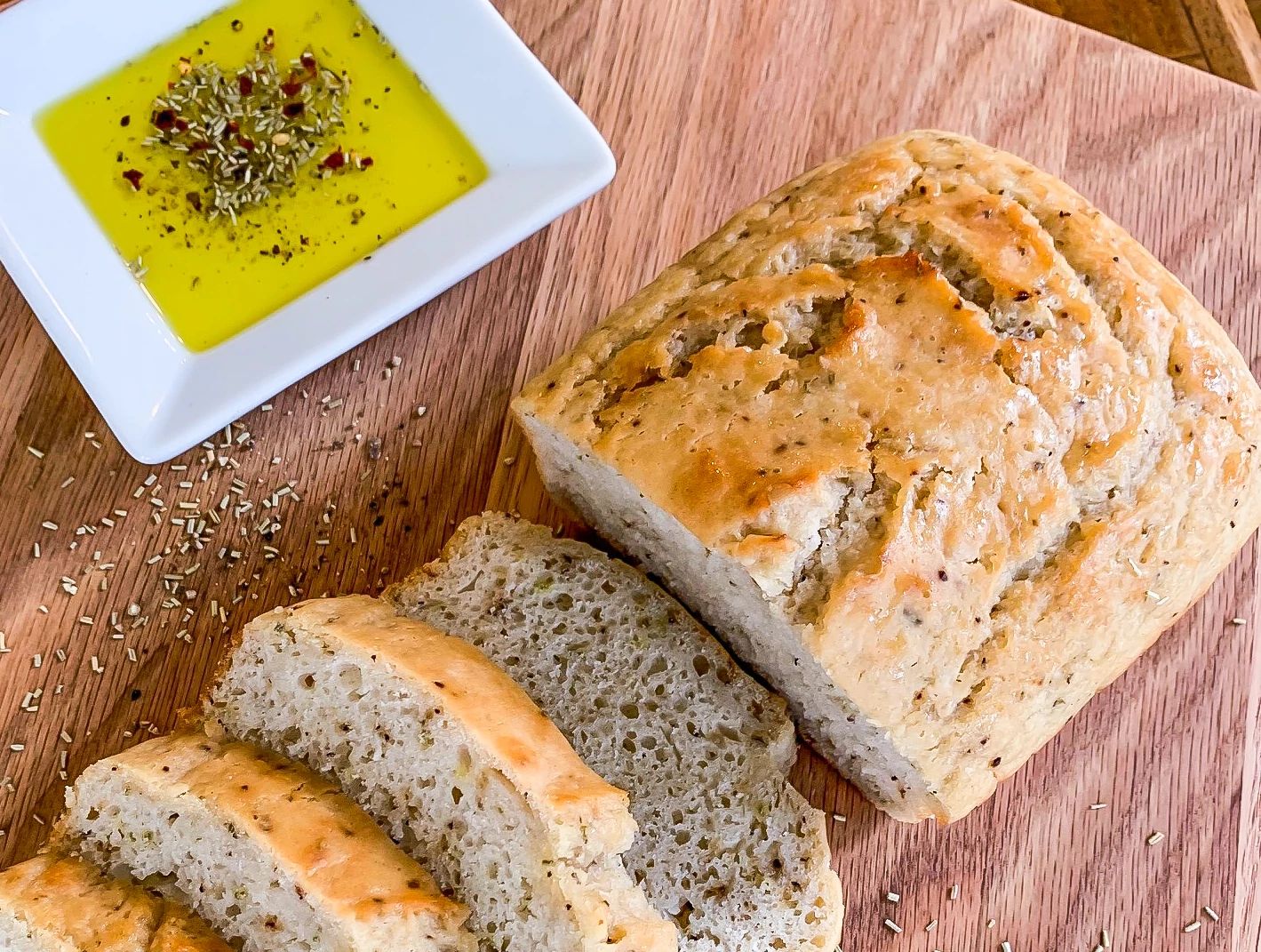 Rosemary No-Yeast Beer Bread