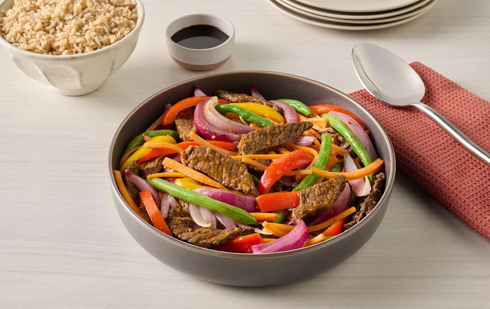 Orange Beef & Vegetable Stir-Fry