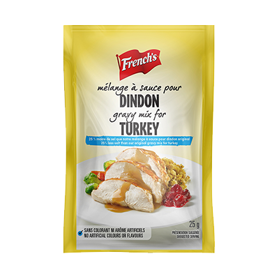 Frenchs Gravy Mix for Turkey Less Salt