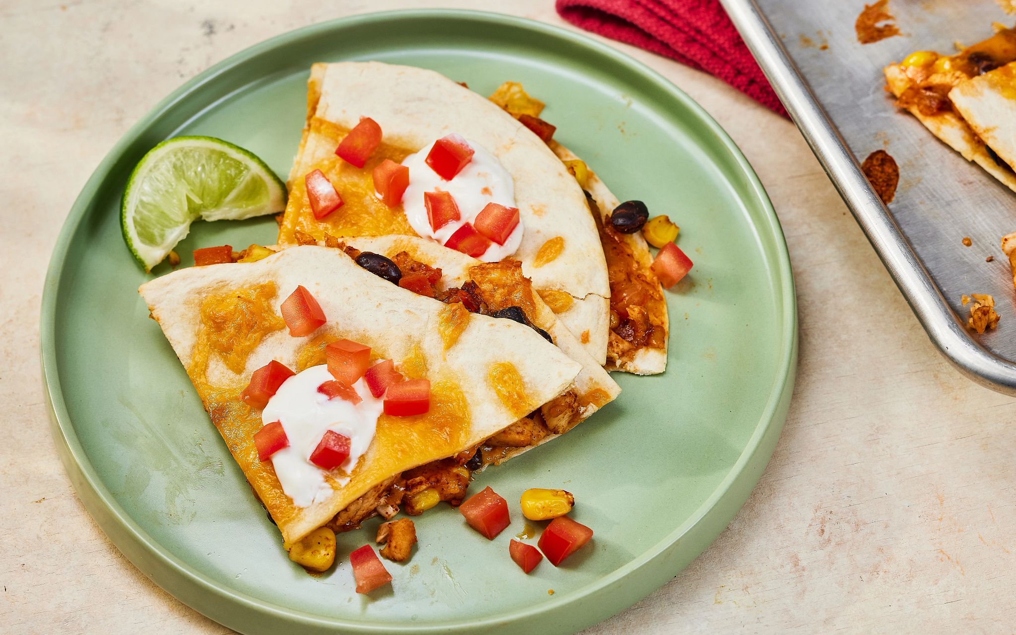 Sheet Pan Quesadillas