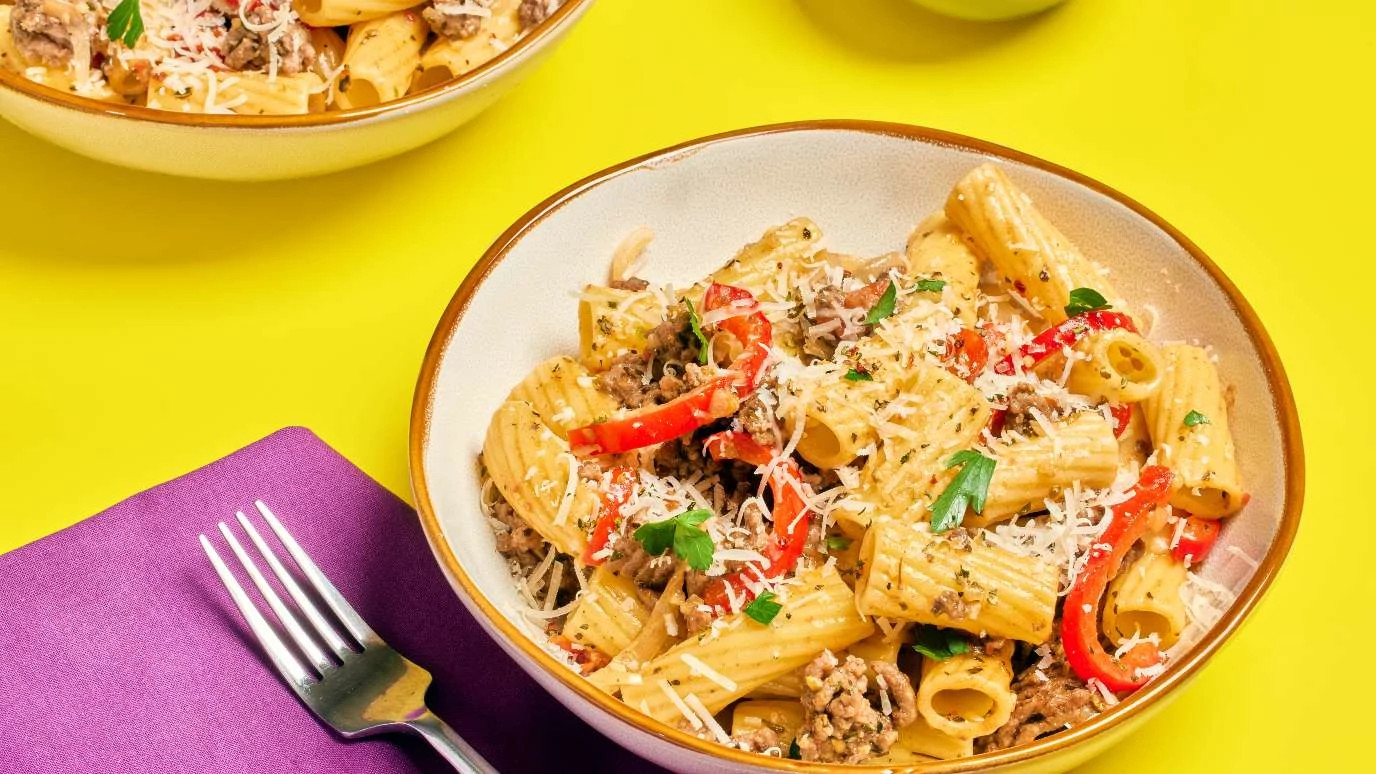 Sweet Italian Pepper Pasta