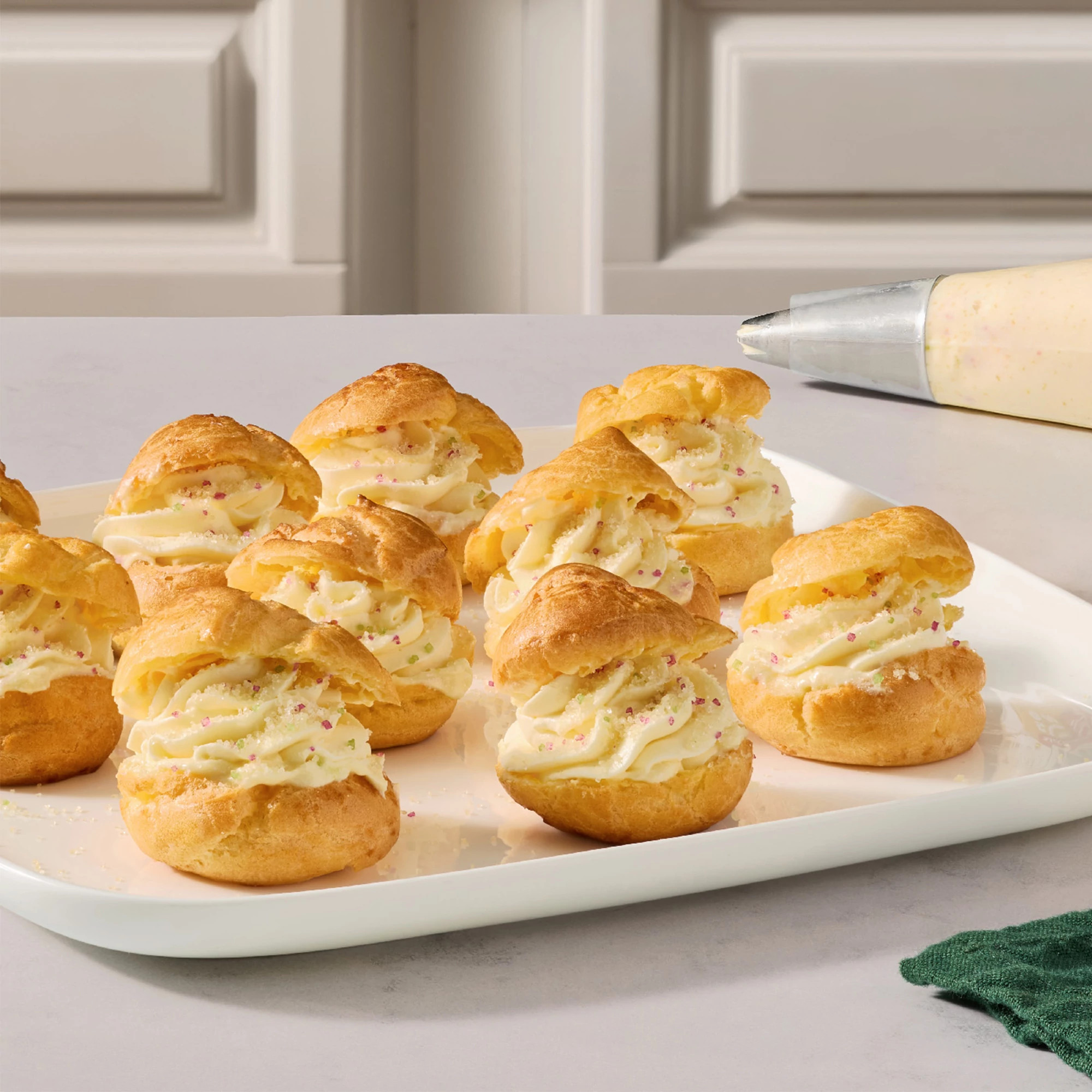 Sugar Cookie Cream Puffs