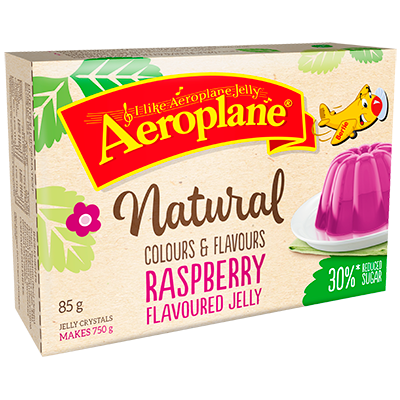 Aeroplane Jelly Reduced Raspberry Flavoured Jelly Crystals