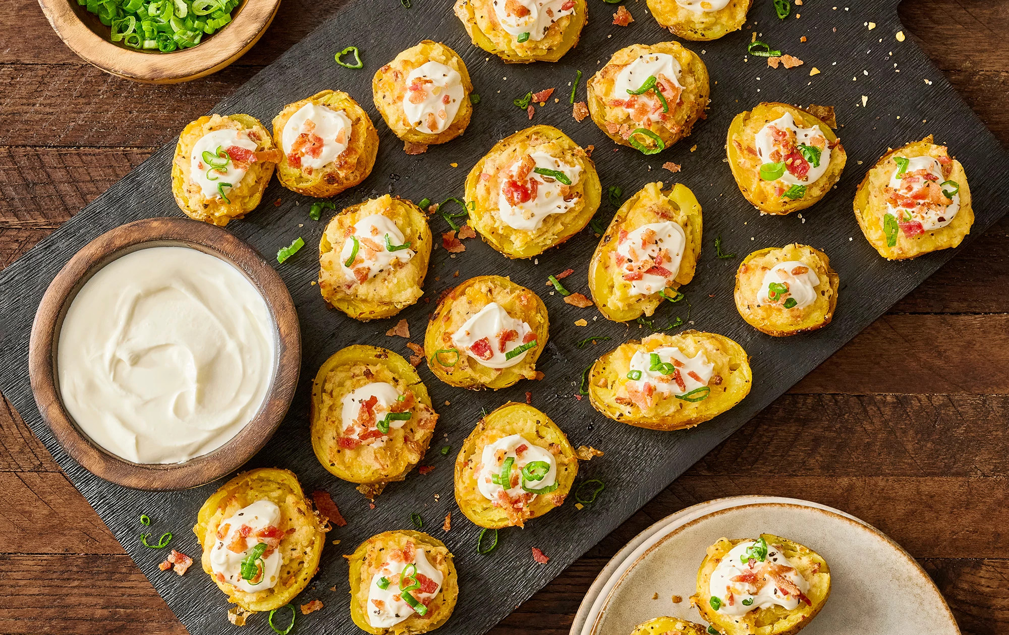 Stuffed Potato Skin Bites