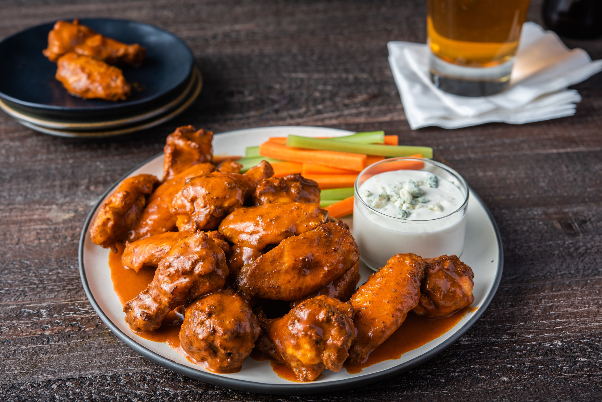 Fiery OLD BAY® Hot Sauce Wings