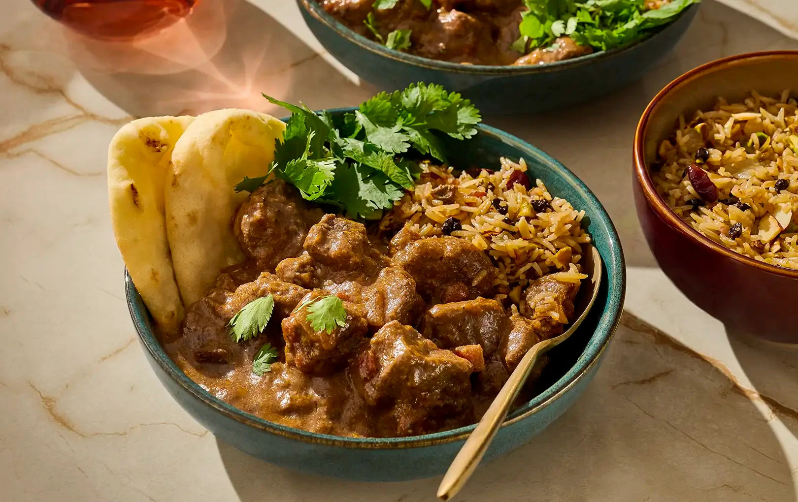 Lamb Masala with Jeweled Rice