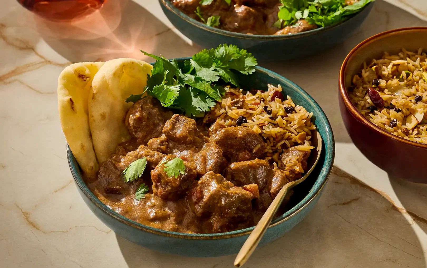 Lamb Masala with Jeweled Rice