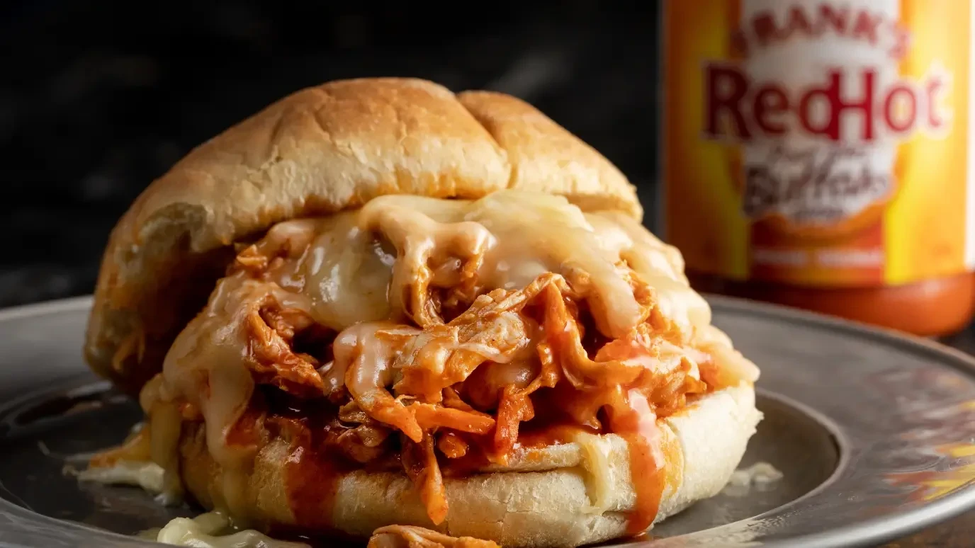 Pulled Buffalo Chicken Sandwiches