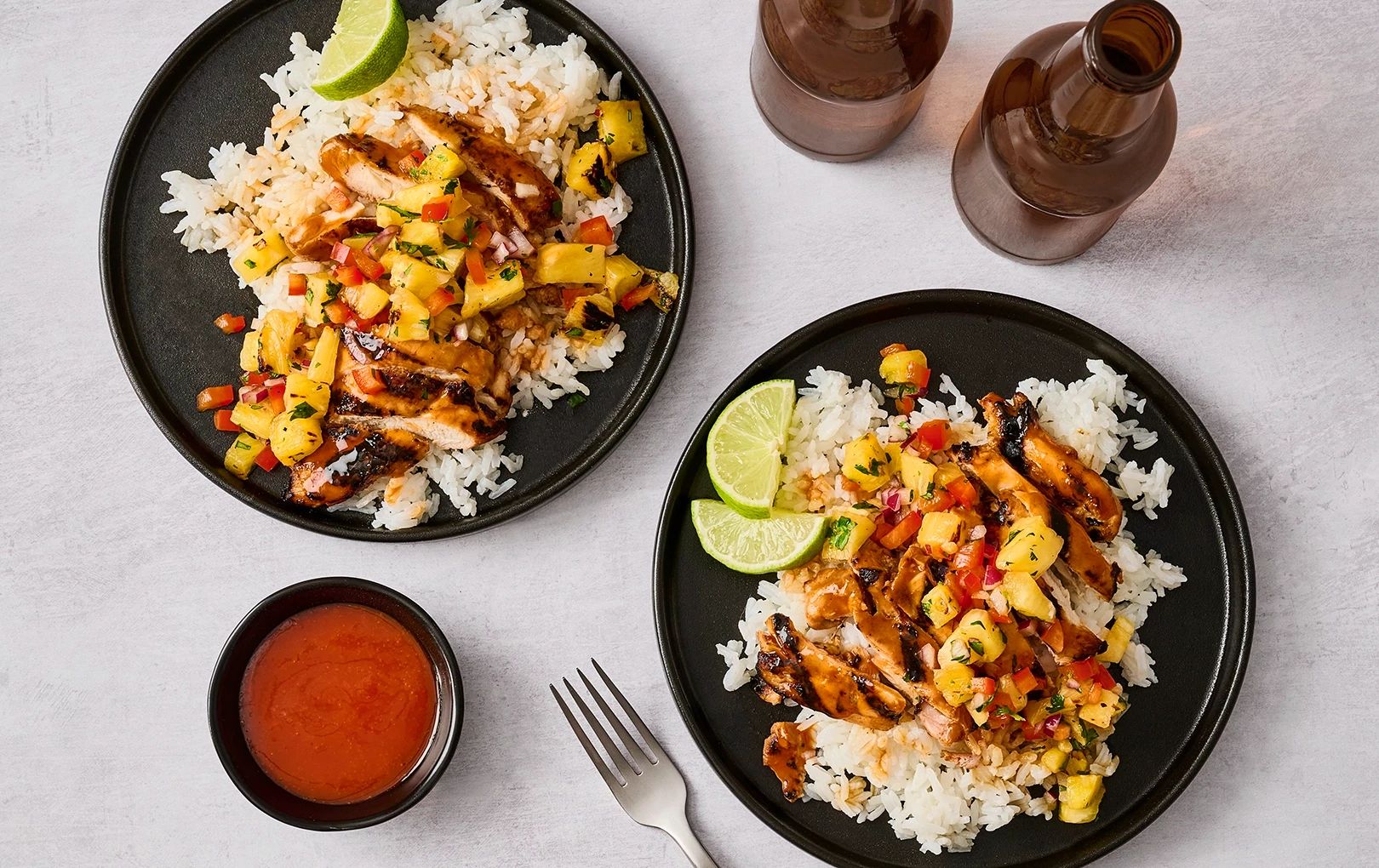Grilled Chicken with Spicy Pineapple Salsa
