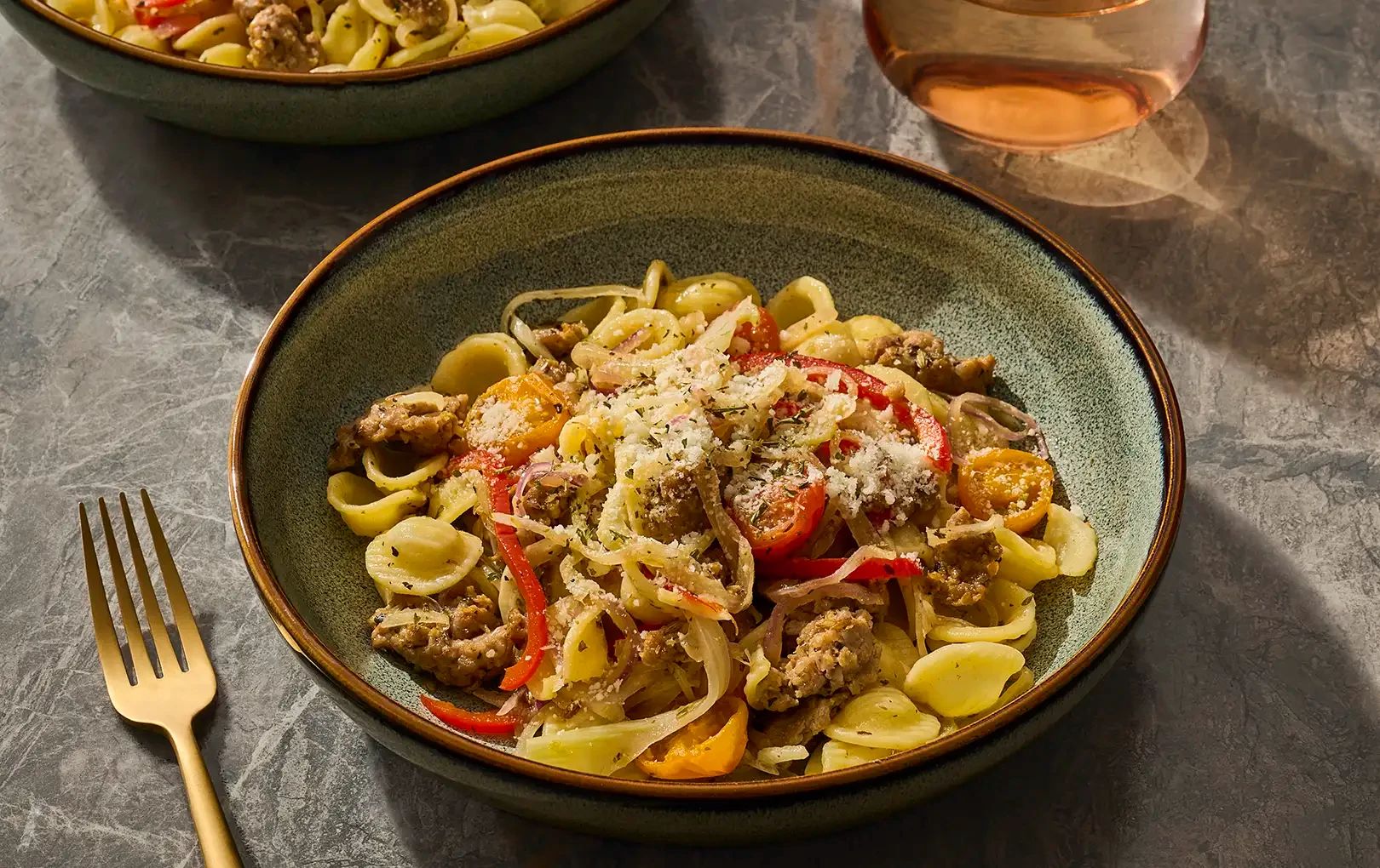 Spicy Italian Sausage and Orecchiete