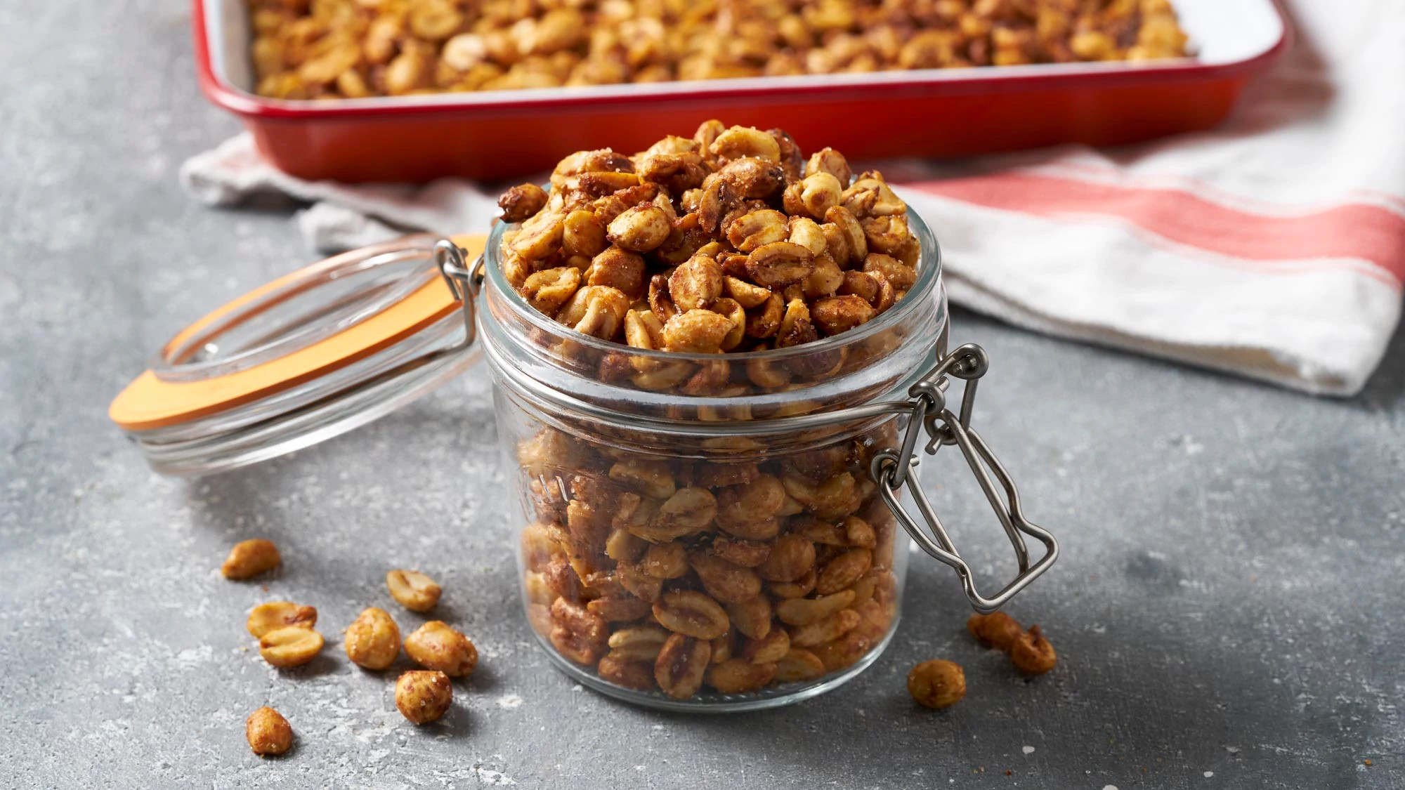 Spicy Honey Roasted Peanuts Recipe
