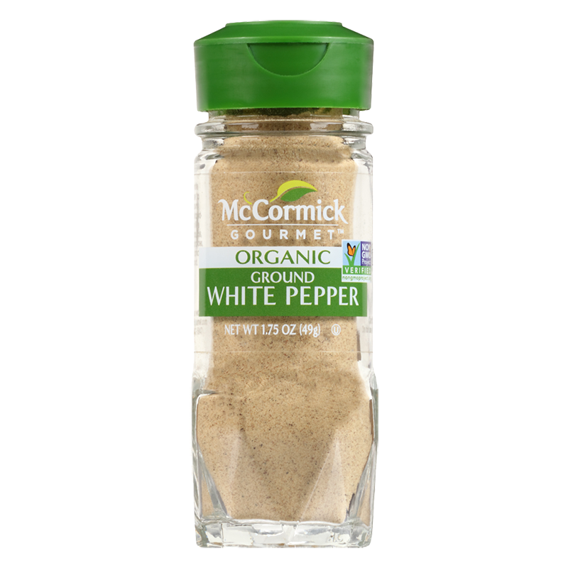 organic white pepper ground