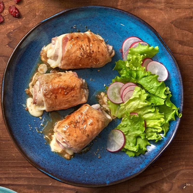 Involtini di pollo ripieni