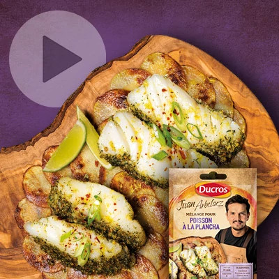 M&eacute;lange pour poisson &agrave; la plancha