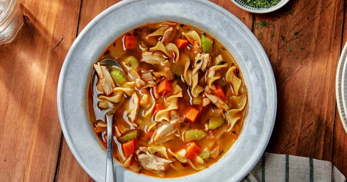 Bowl of Chicken Noodle Soup