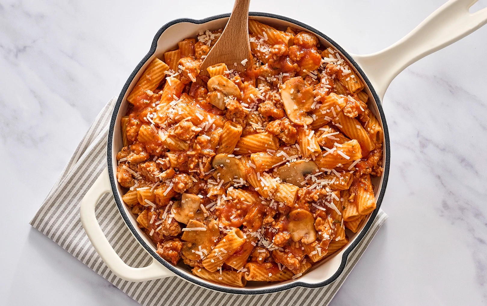 Italian Sausage & Mushroom Spaghetti Sauce