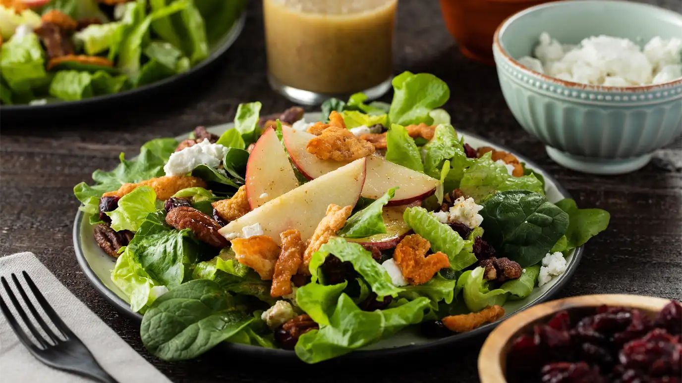 Harvest Salad with Sweet Dijon Vinaigrette