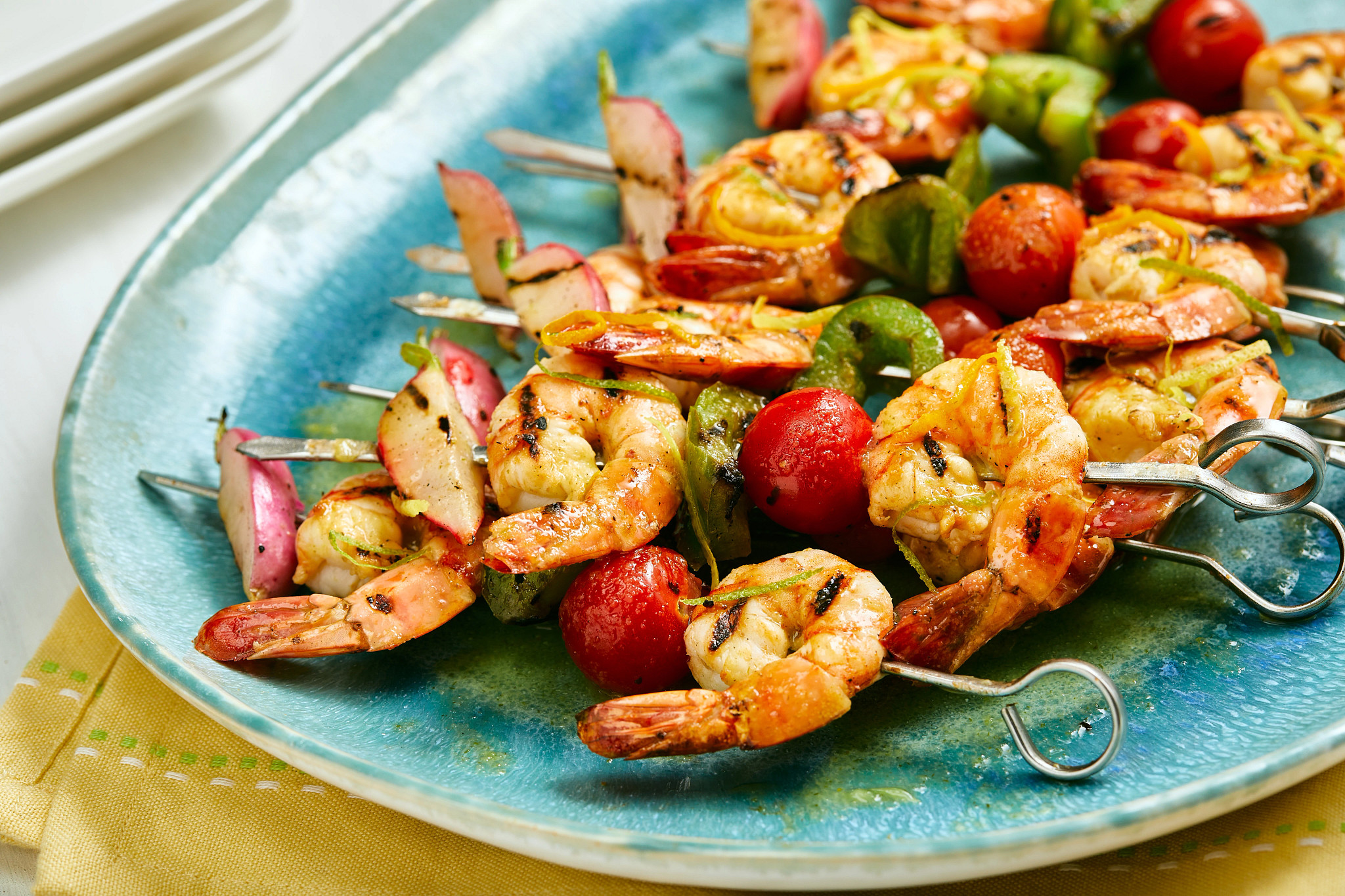 Citrus Glazed Shrimp Skewers