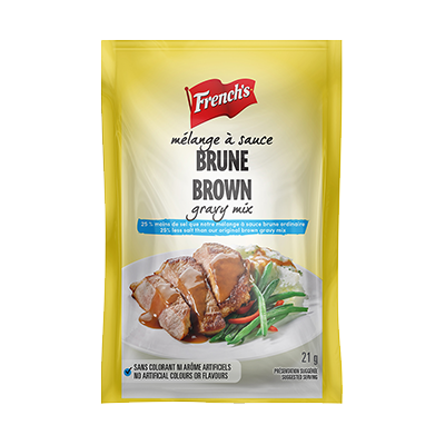 Frenchs Brown Gravy Mix Less Salt