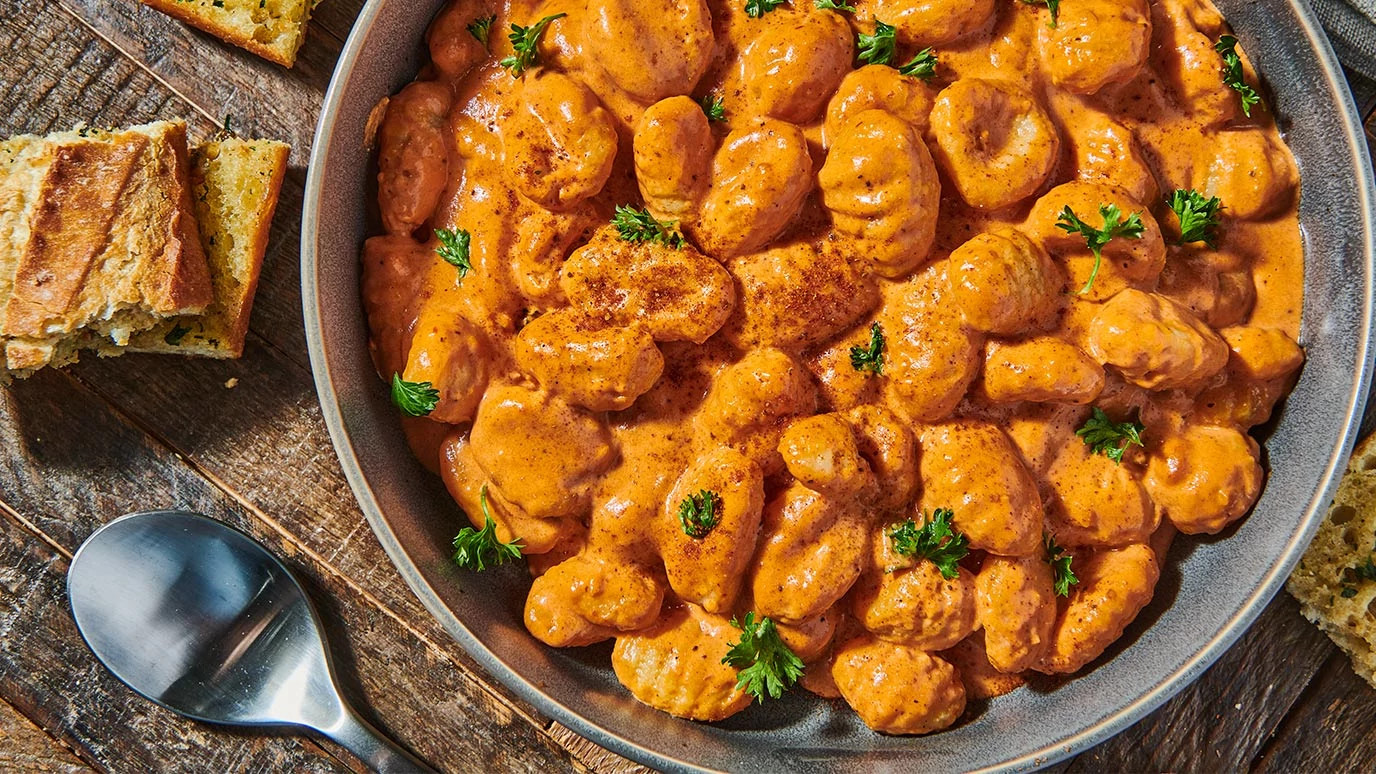 Gnocchi with OLD BAY Vodka Sauce