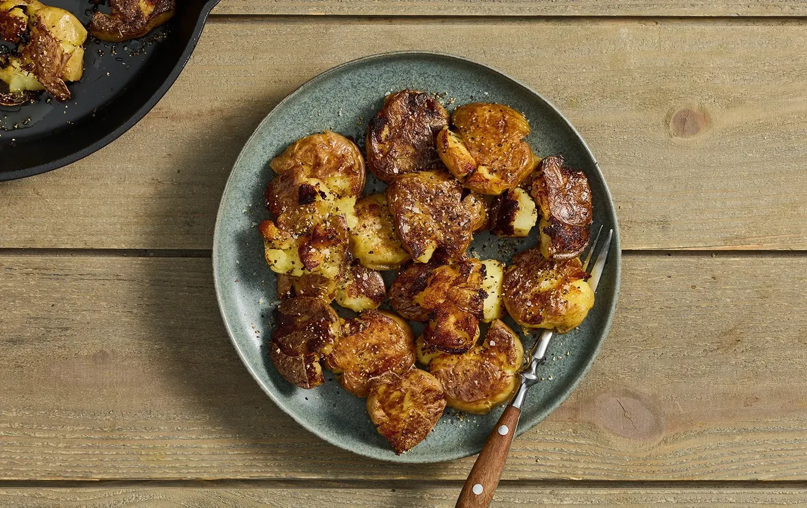 Classic Smashed Potatoes