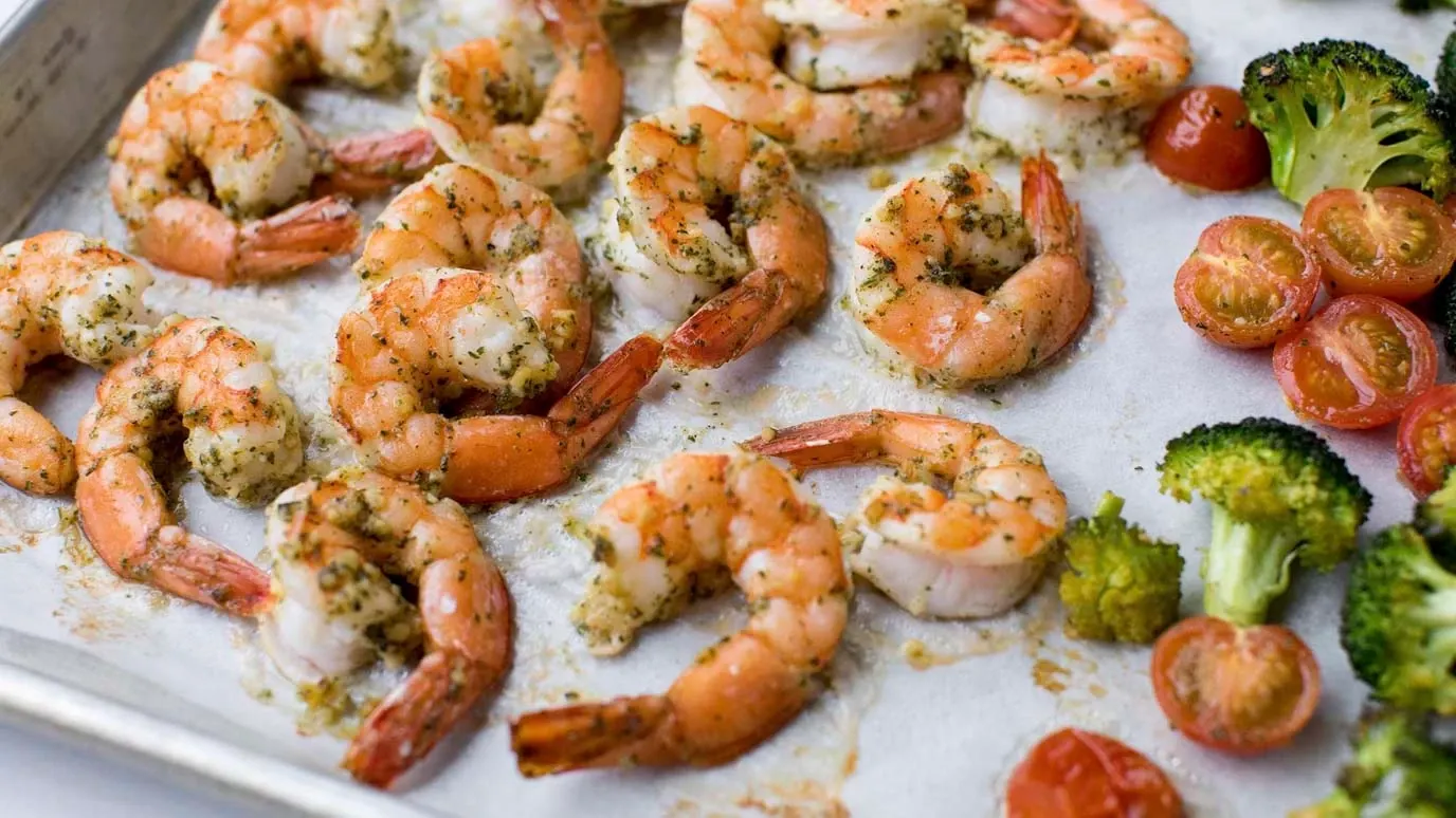 Sheet Pan Shrimp Scampi