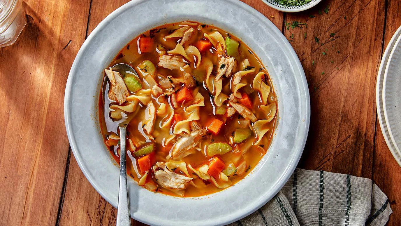 Chicken Noodle Soup With Rotisserie Chicken