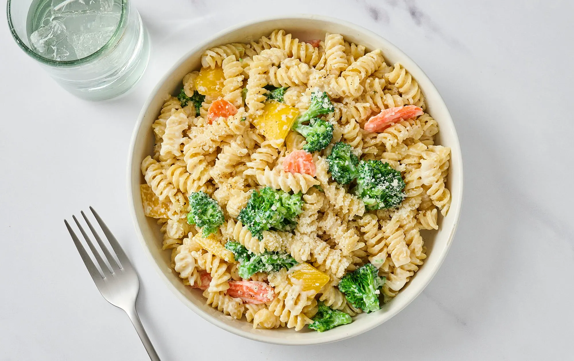 Parmesan Garlic Pasta Bowl