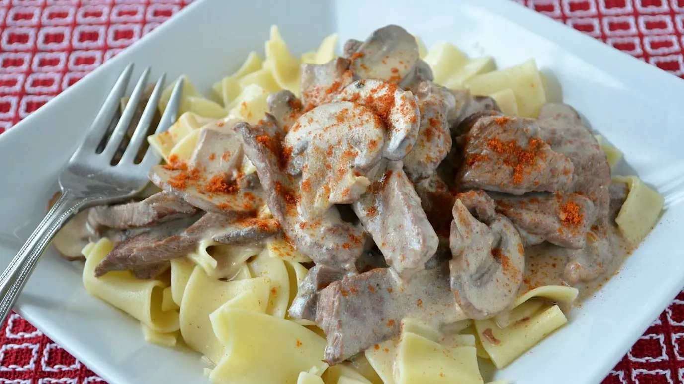 Beef and Mushroom Stroganoff