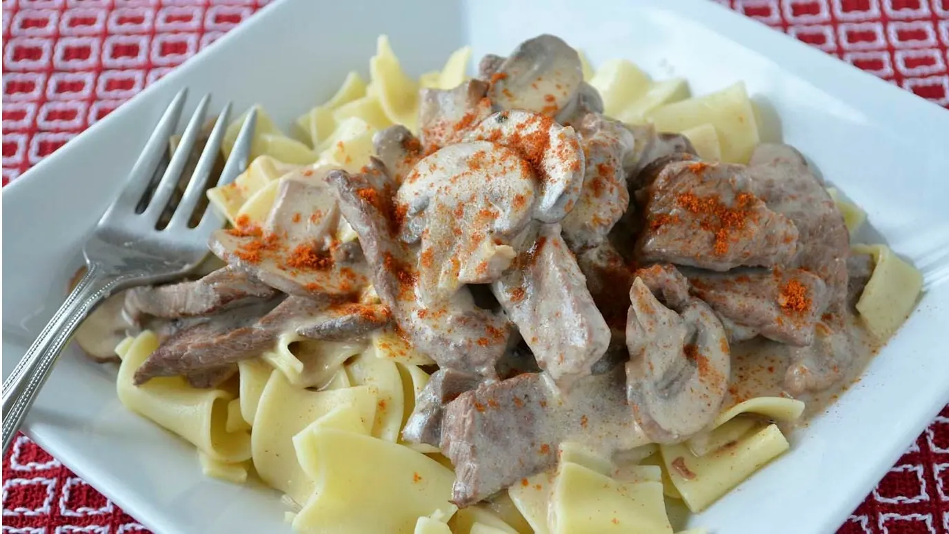 Beef and Mushroom Stroganoff