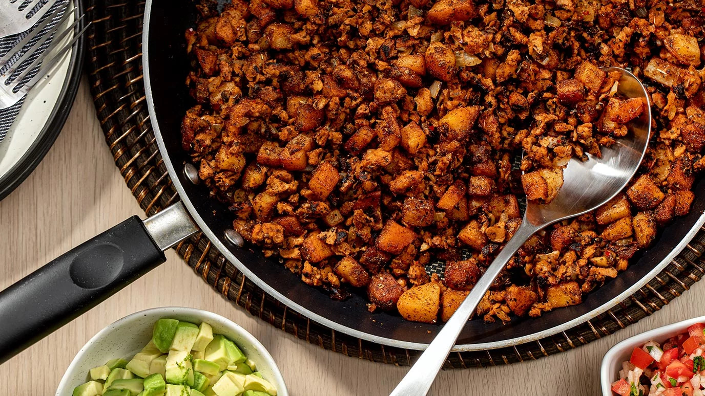 Vegan Chorizo Potato Hash
