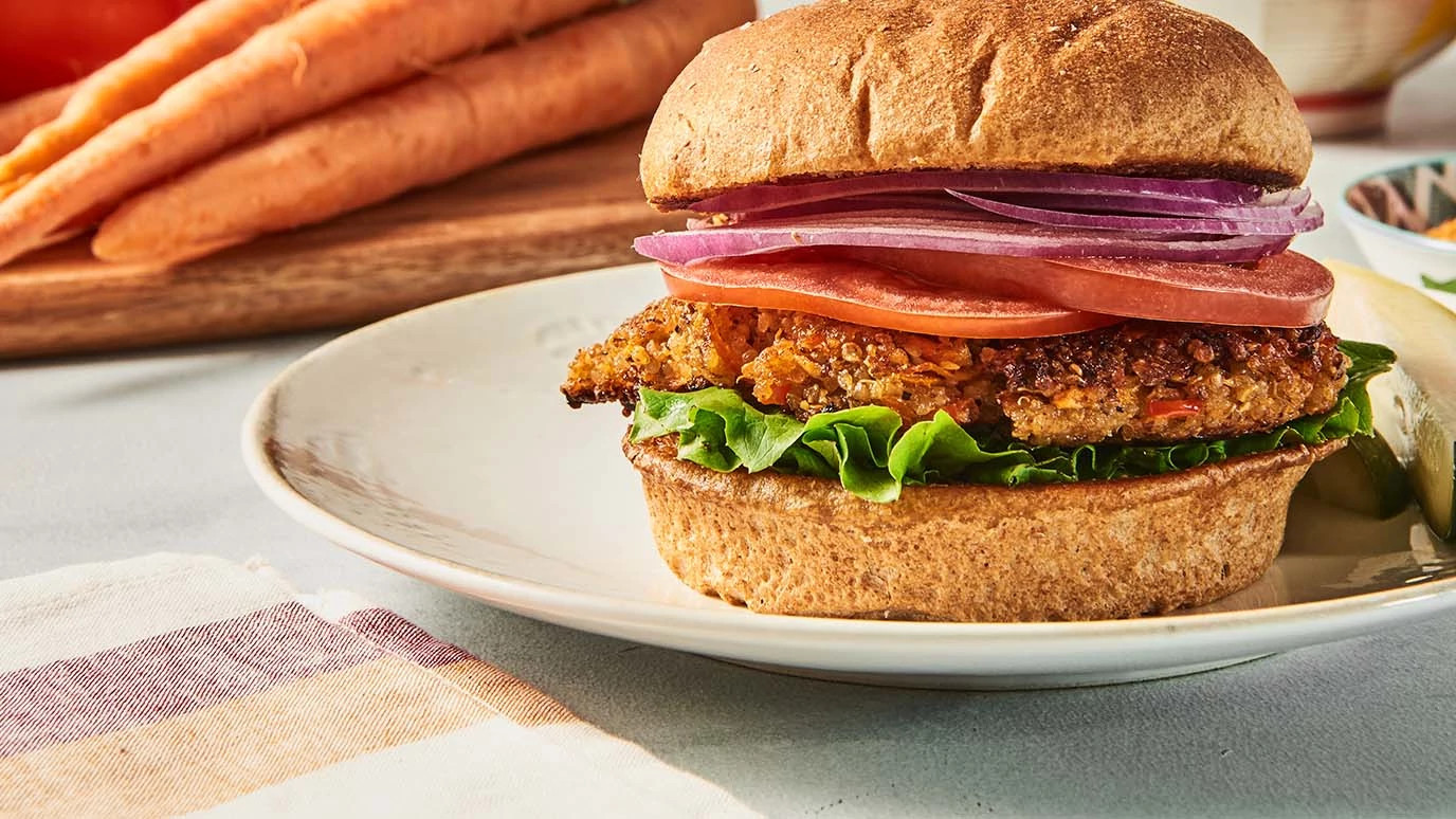 Quinoa Smash Burger