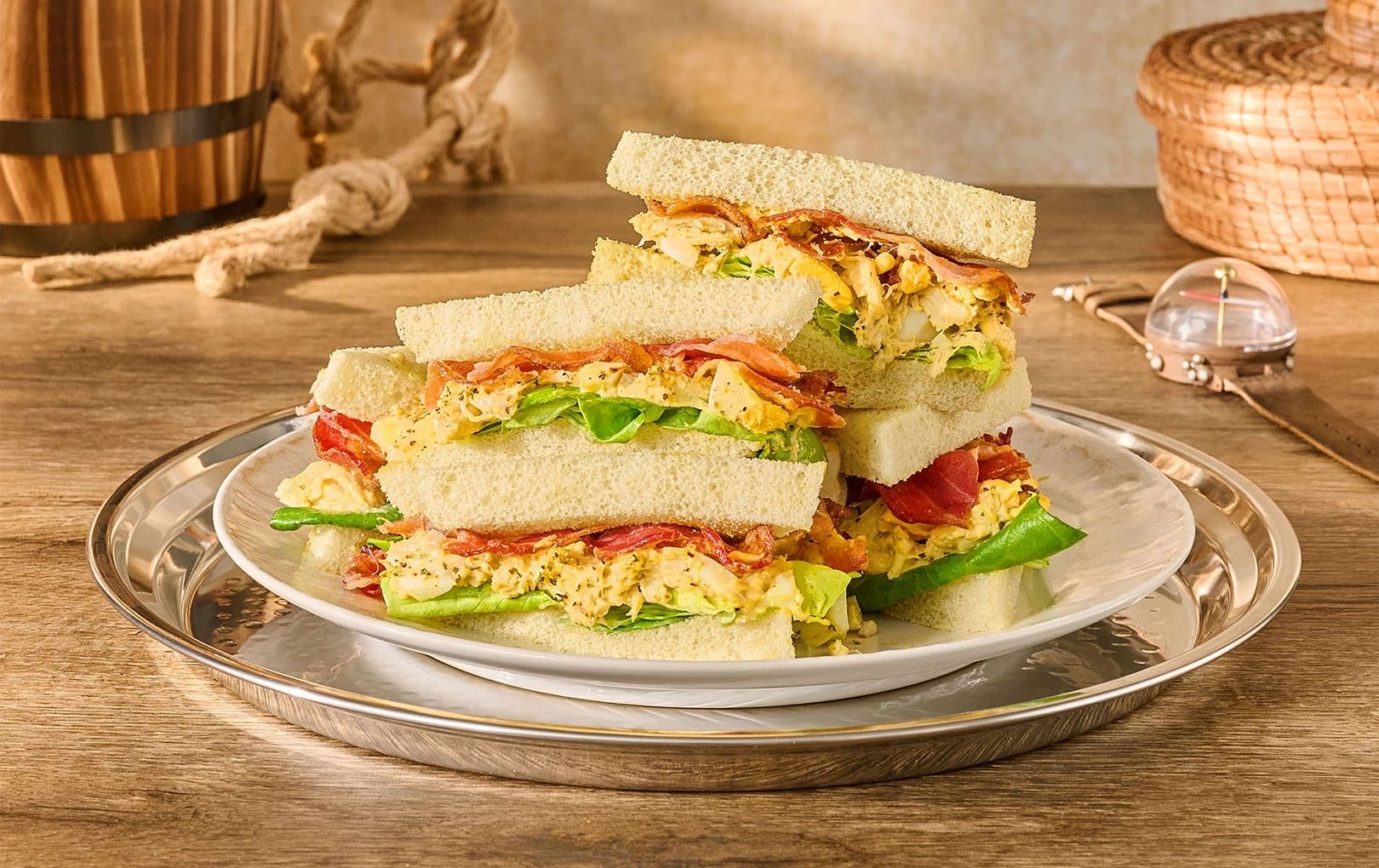 Sanji’s Crab and Egg Salad Sandwiches