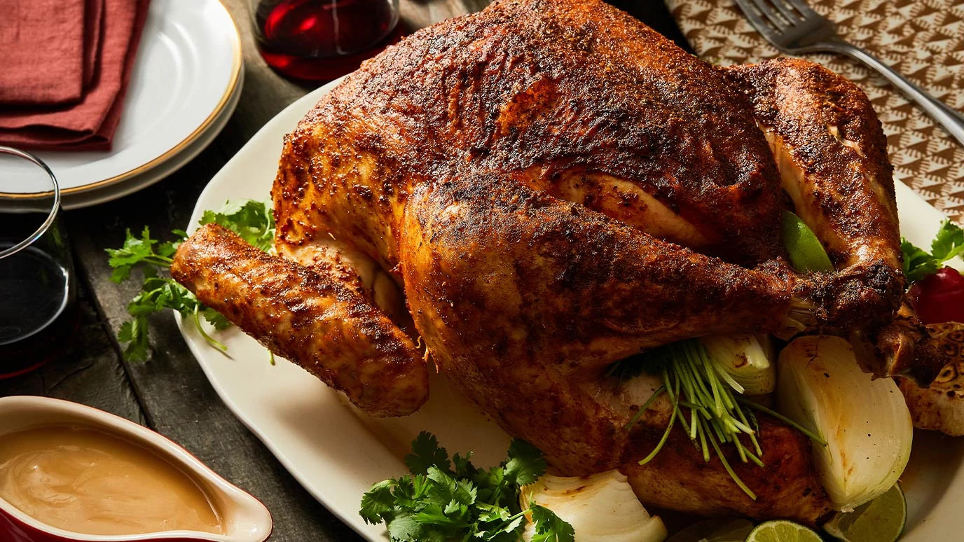 Chili Rubbed Roasted Turkey
