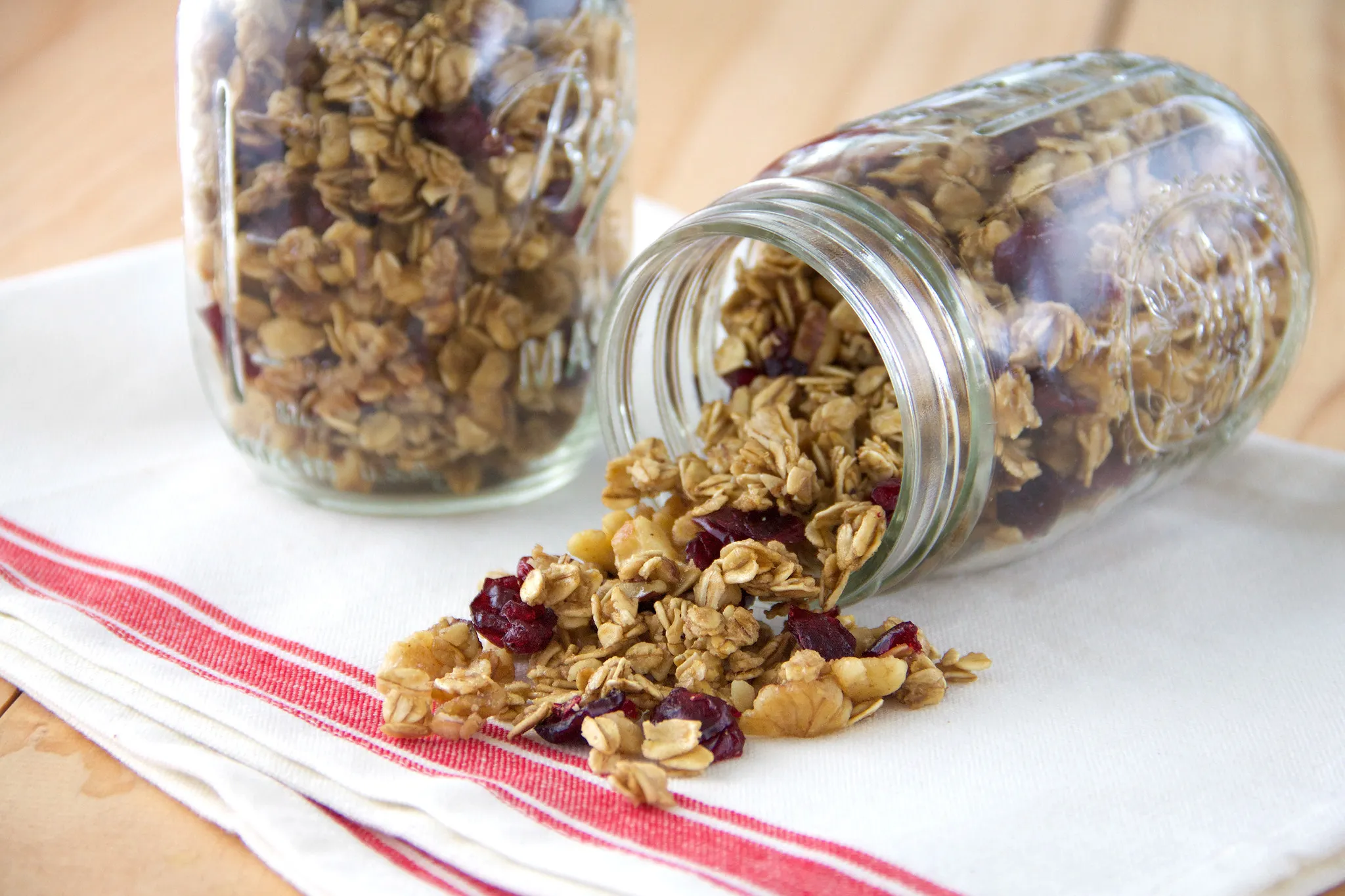 Cranberry Orange Walnut Granola