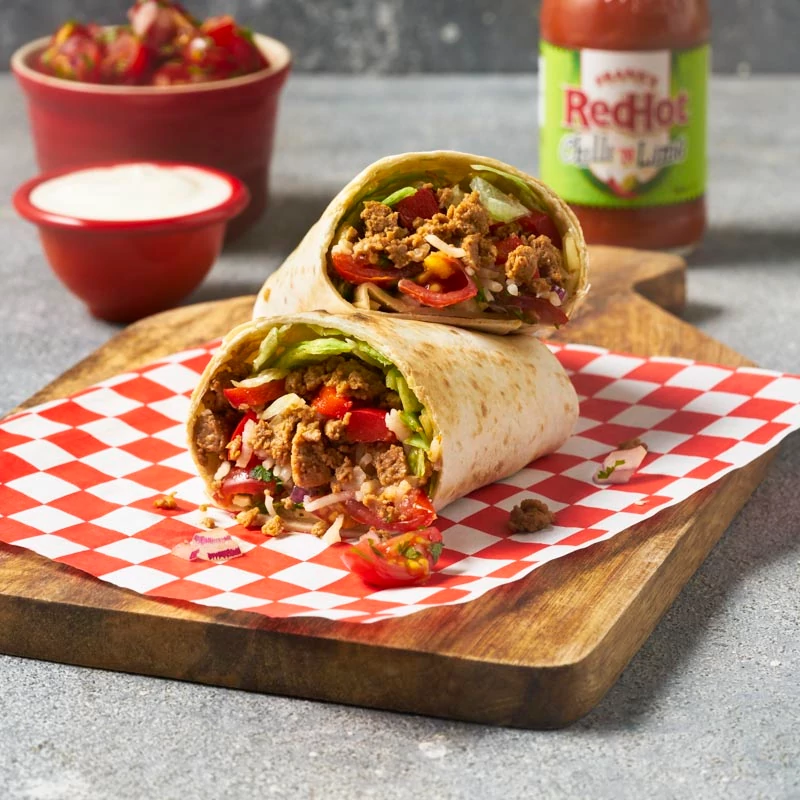 Veggie Burrito Recipe Chilli 'N Lime Burrito FRANK'S RedHot® UK