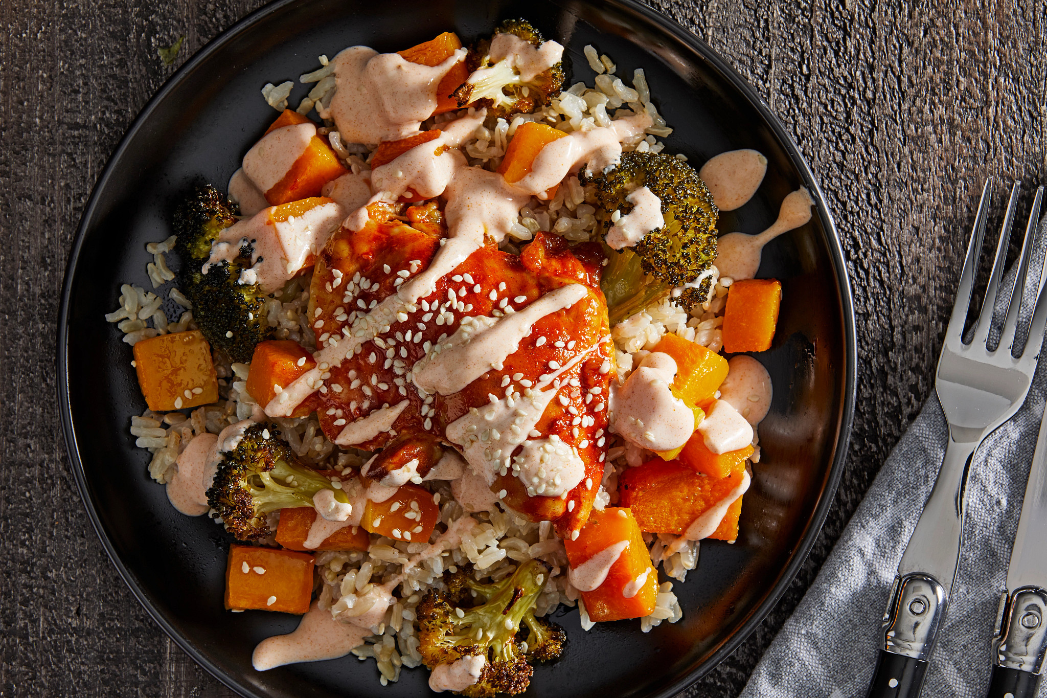 Buffalo Chicken Thighs With Butternut & Broccoli FRANK'S RedHot® UK