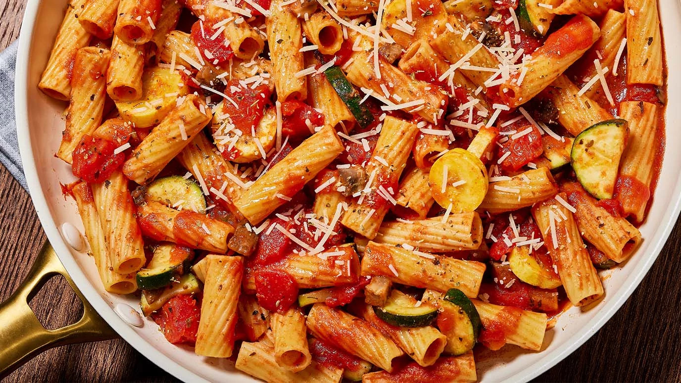 Garden Vegetable Pasta Skillet