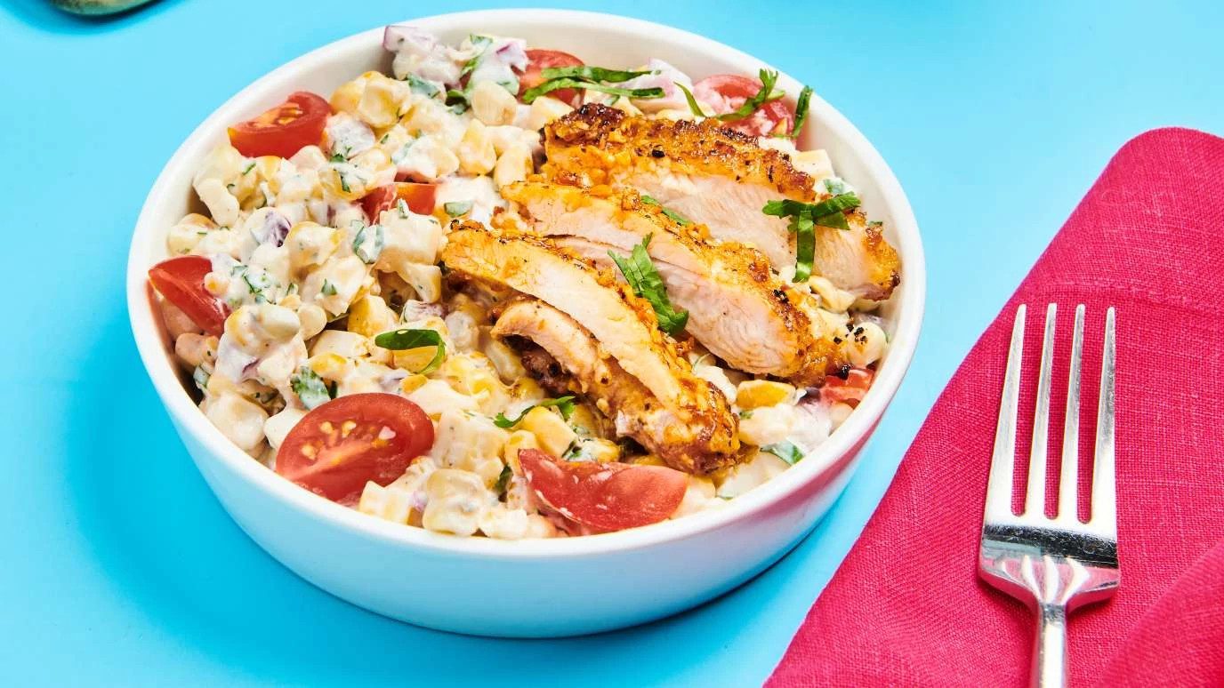 Savory Grilled Chicken and Corn Salad
