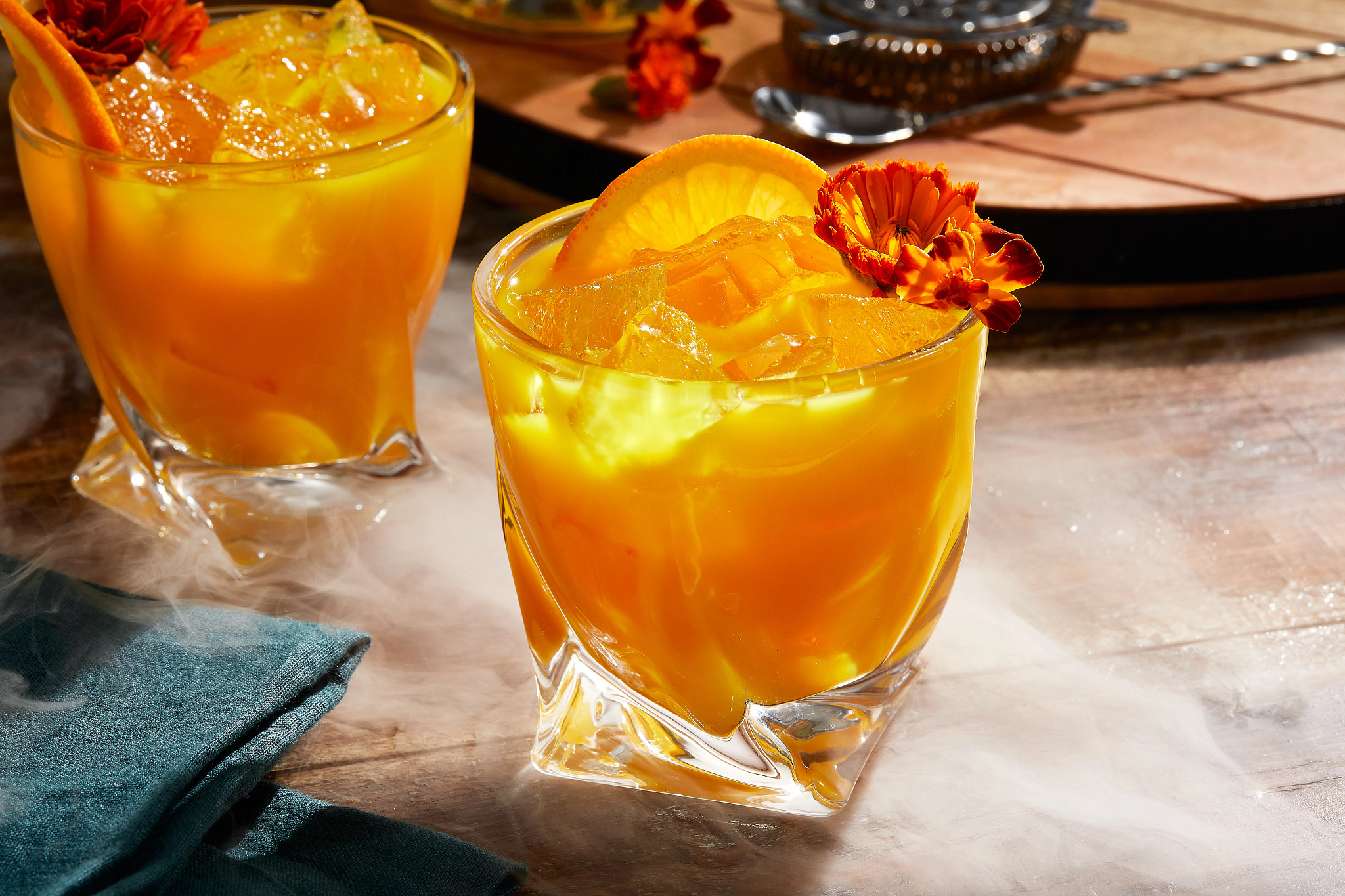 Marigold & Smoke Cocktail