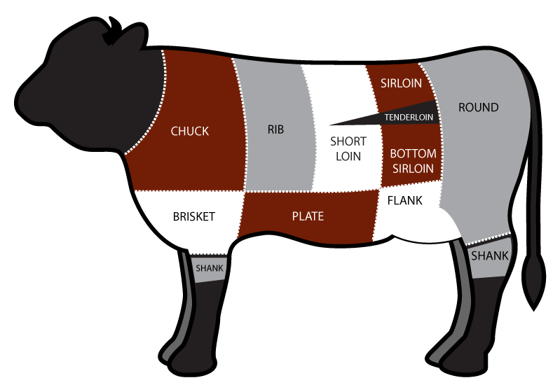 Cuts of Cow 101