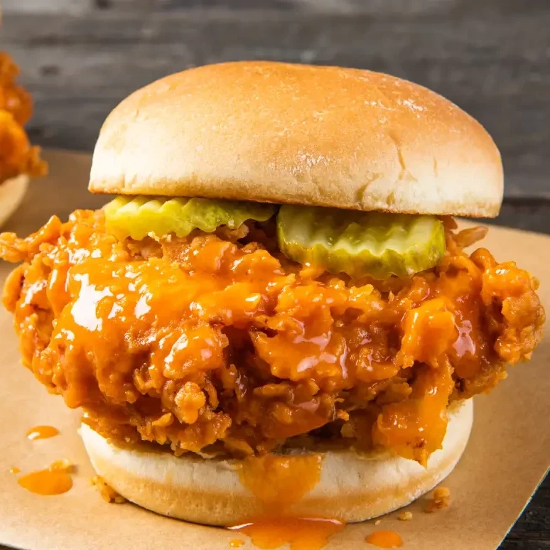 Franks RedHot Spicy Chicken Sandwich Franks RedHot Spicy Chicken Sandwich