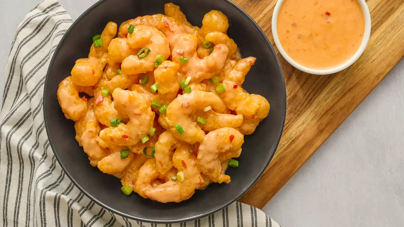 Crevettes bang bang à la friteuse à air