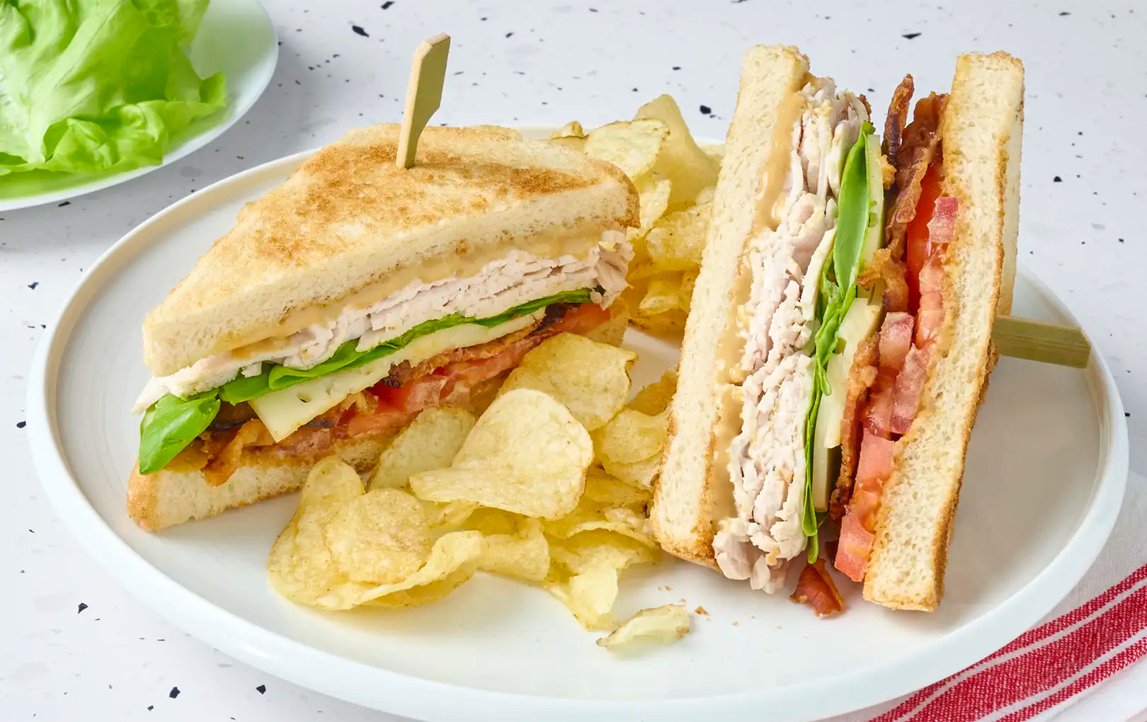 Maple Mustard Turkey Club Sandwich
