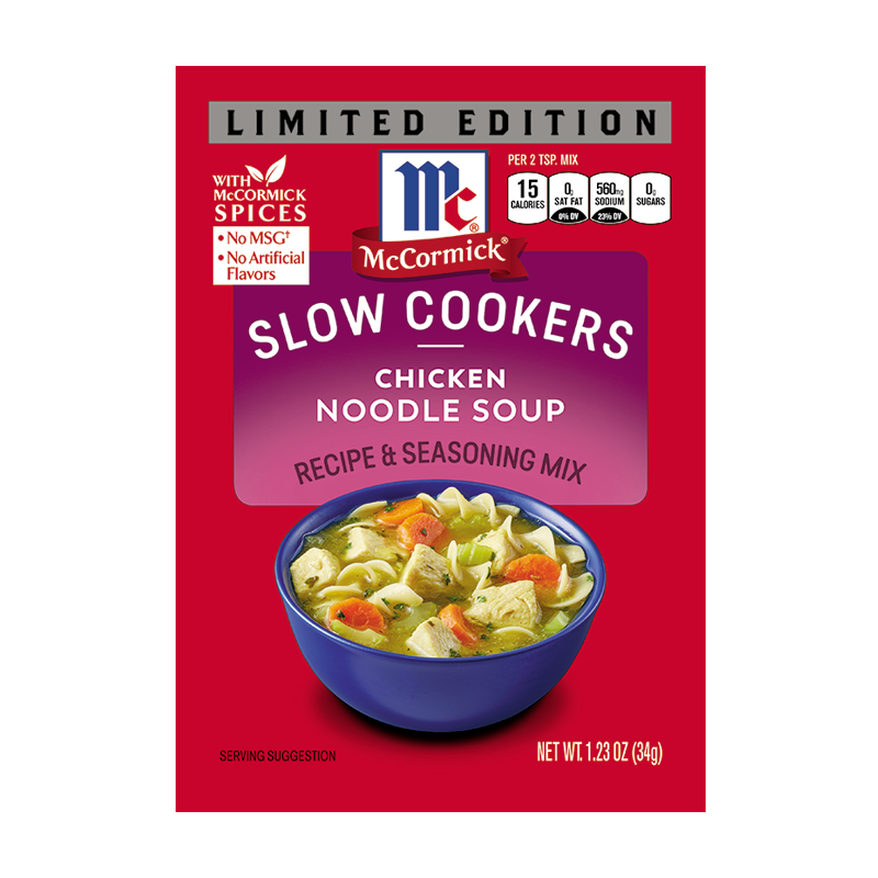 slow cookers limited edition chicken noodle soup seasoning